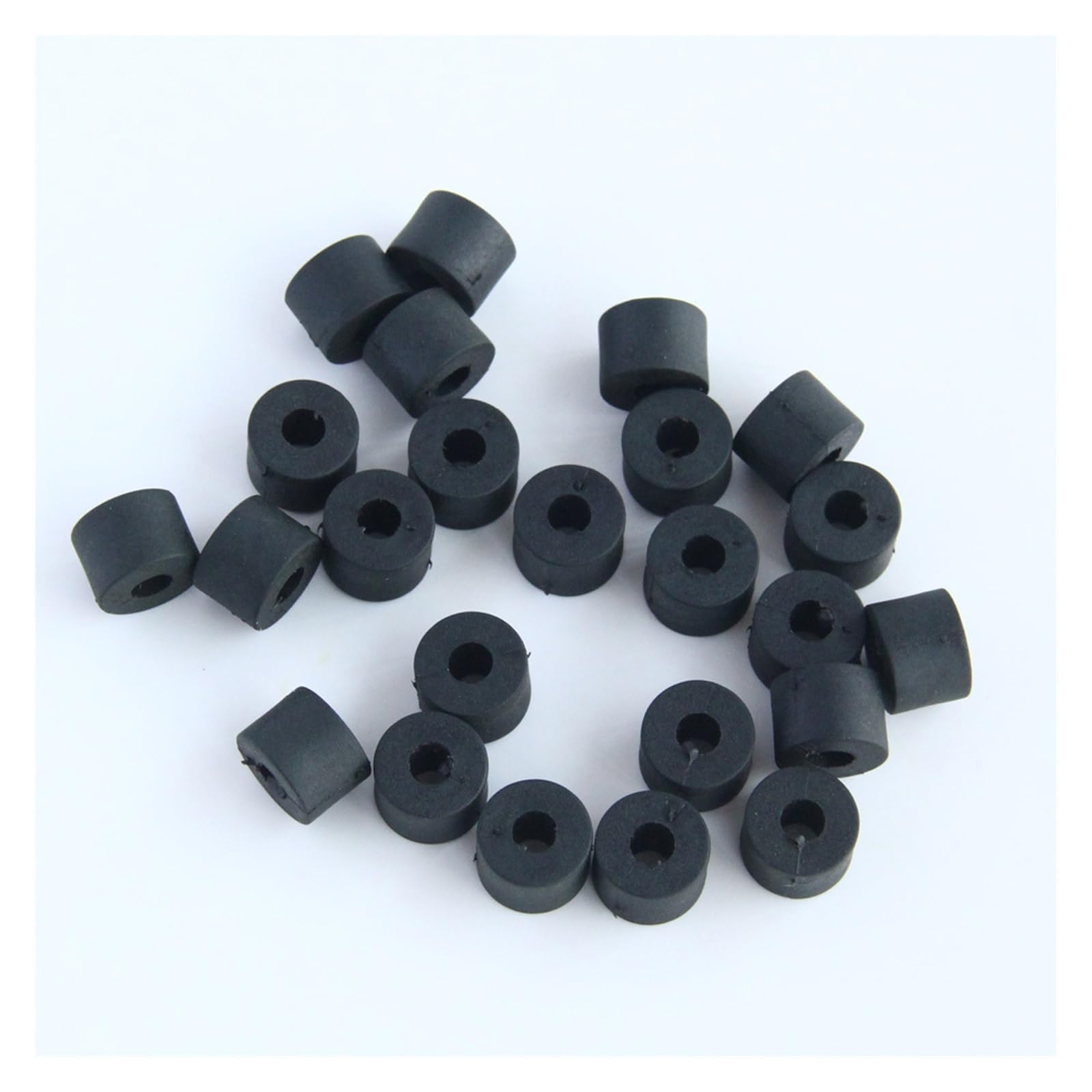 La lavatrice O-ring in gomma, guarnizione O-ring, anelli di tenuta, distanziatori for fondina da 100p Rondella in gomma rotonda in nylon nero O-ring spesso 9 mm Guarnizione for tubo piatto(Color:Black