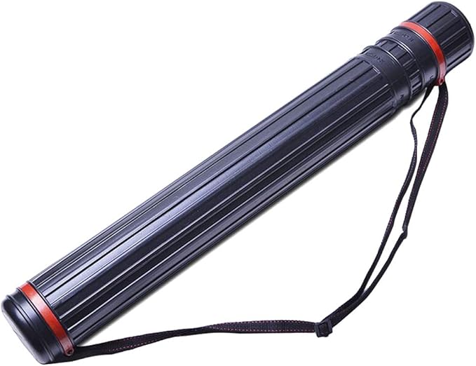 Expandable Blueprint Carrying Tubes,Black Waterproof Telescoping Poster