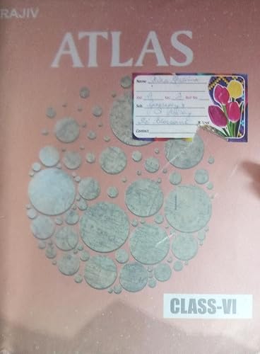 Rajiv Atlas (Geographical And Historical Map Practice) Class 6 (Second Hand &amp; Used Book) (M)