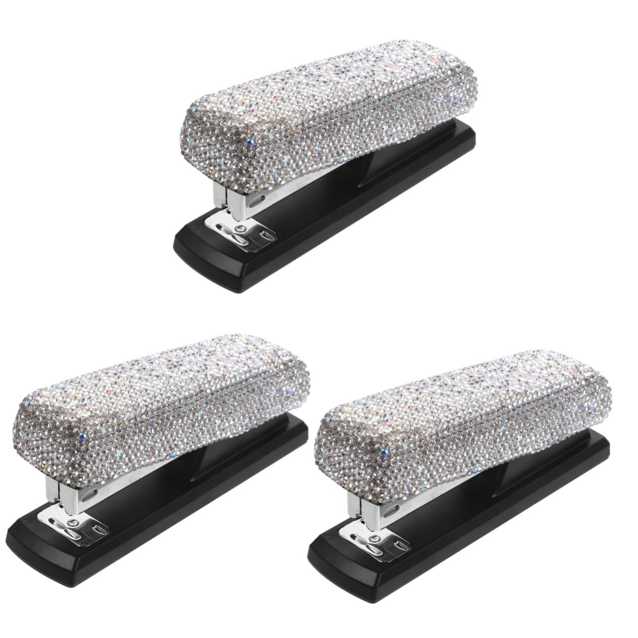 Operitacx 3 Set Di Spillatrice Portatile Per Auto Porta Lucidalabbra Penna Ventilatore Da Scrivania Regolabile Accessori Strumento Di Rimozione Punti Metallici Punti Metallici
