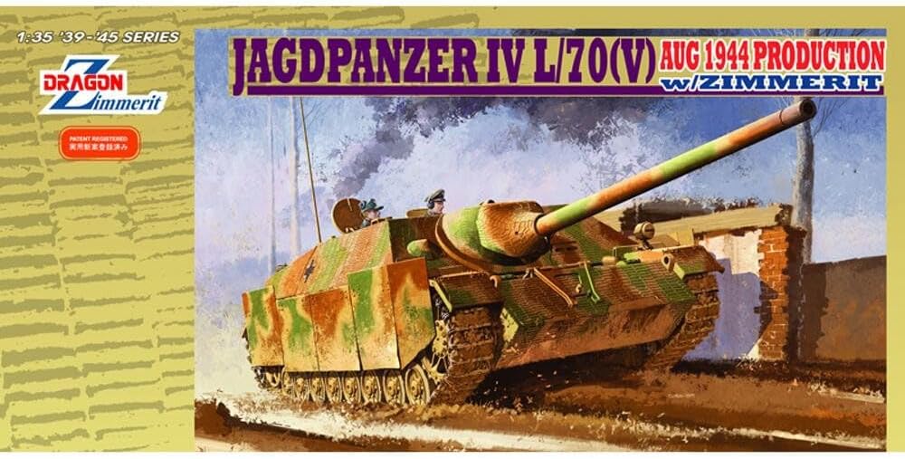 Dragon Models 1/35 Jagdpanzer IV L/70(V) Aug 1944 Production with Zimmerit