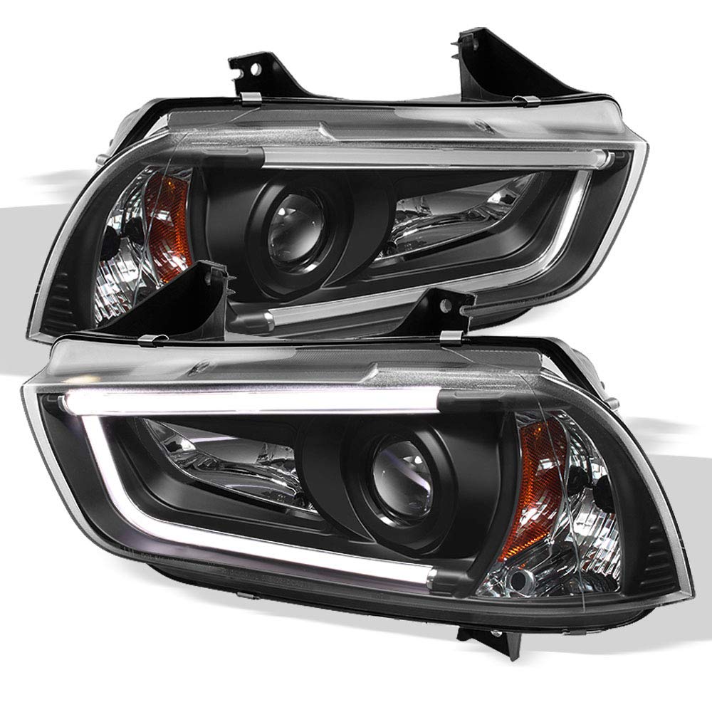 ACANII For [Halogen Model] 20112014 Dodge Charger LED DRL Tube Black