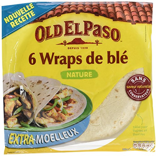 Old El Paso - 6 Wraps de Blé Nature 350 g Cover