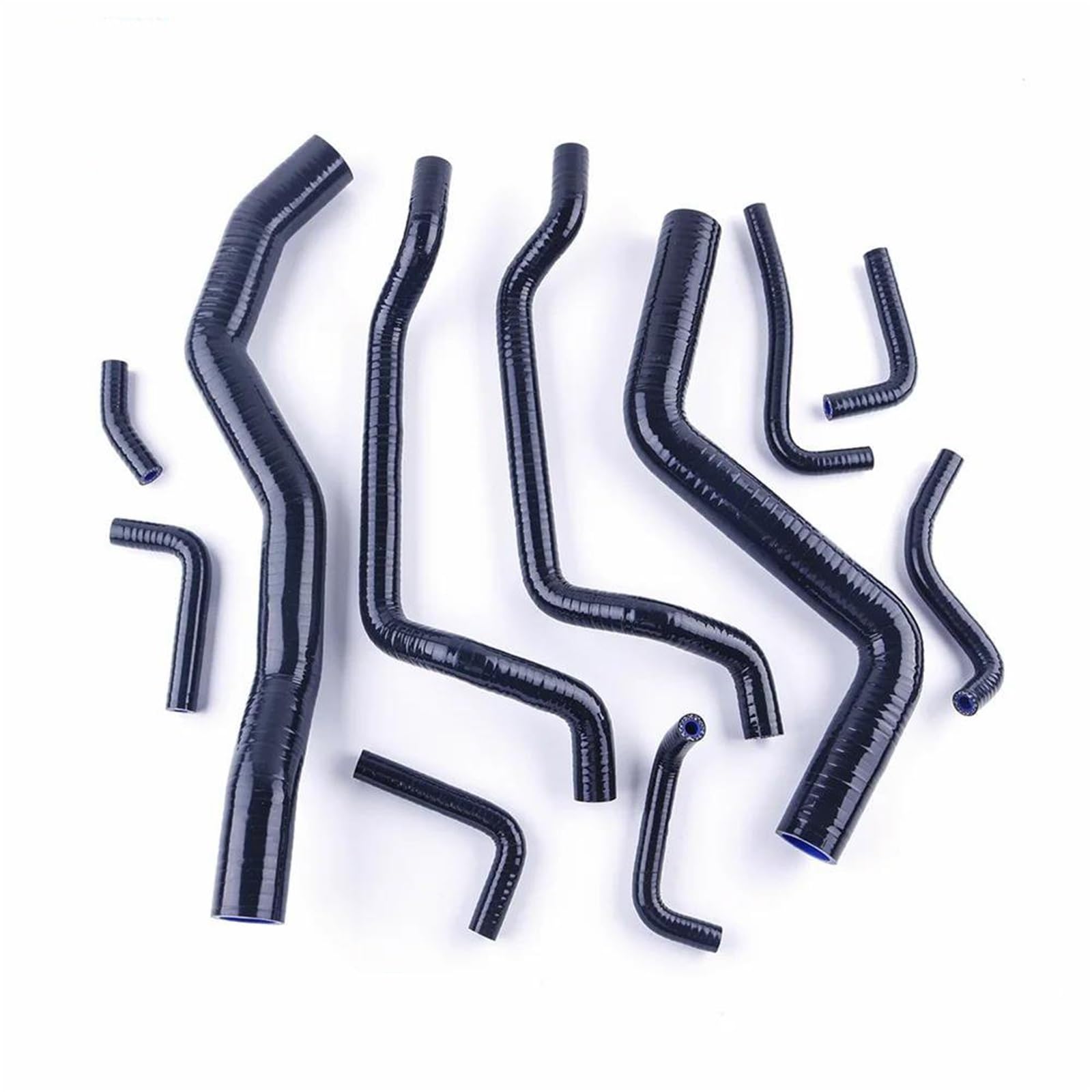 for Mitsubishi for Eclipse 4G63T Engine 1995 1996 1997 1998 1999 Turbo Radiator Heater Silicone Hose Kits(Black)