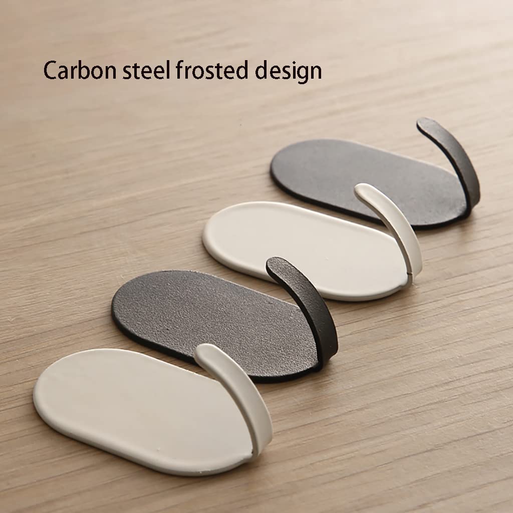 Ganchos autoadhesivos, Ganchos de pared adhesivos, Ganchos adhesivos fuertes para colgar en la pared, Ganchos multiusos, Para colgar Cocina Baño Oficina Armario Hogar, Sin agujeros, Acero al carbono