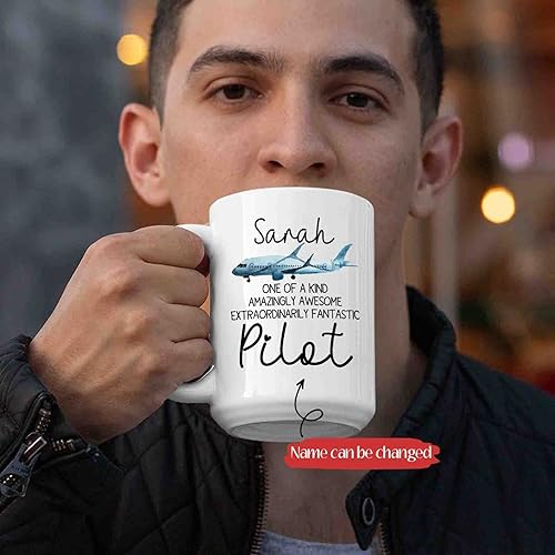 Miniatura 8 de Taza de piloto personalizada, taza de capitán piloto, taza de piloto personalizada, taza de piloto, regalos para piloto, tazas divertidas de piloto,