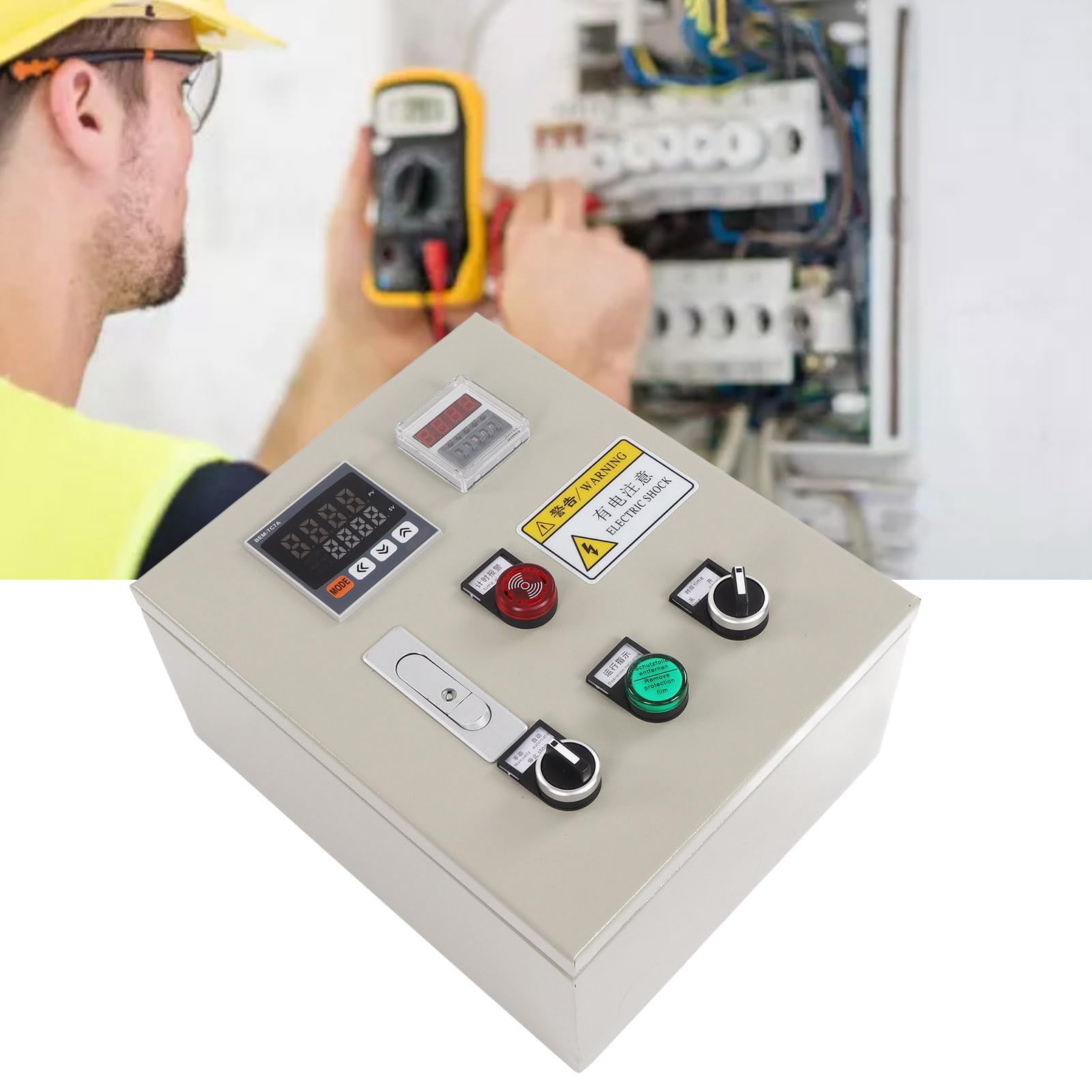 Caja de Control de Temperatura PID Controlador de Temperatura Inteligente con Termopar 380V CA Trifásico 15KW para Horno Infrarrojo Lejano IR