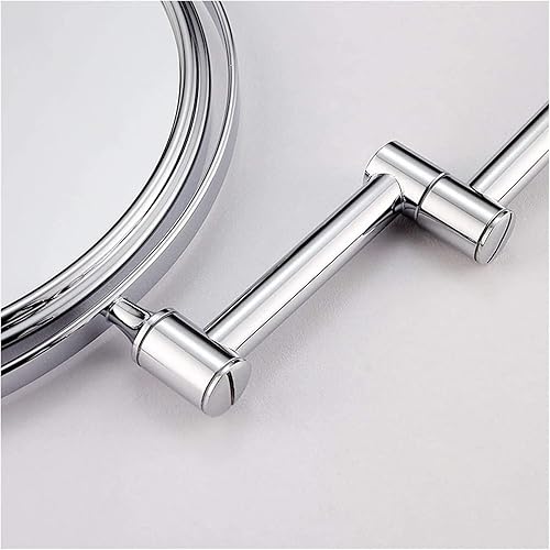 Miniatura 5 de AMHIL Wall-Mounted Makeup Mirror Wall Mount 8 Inches Vanity Makeup Mirror 3X Magnified Polished Chrome Finish 360 Degree Swivel