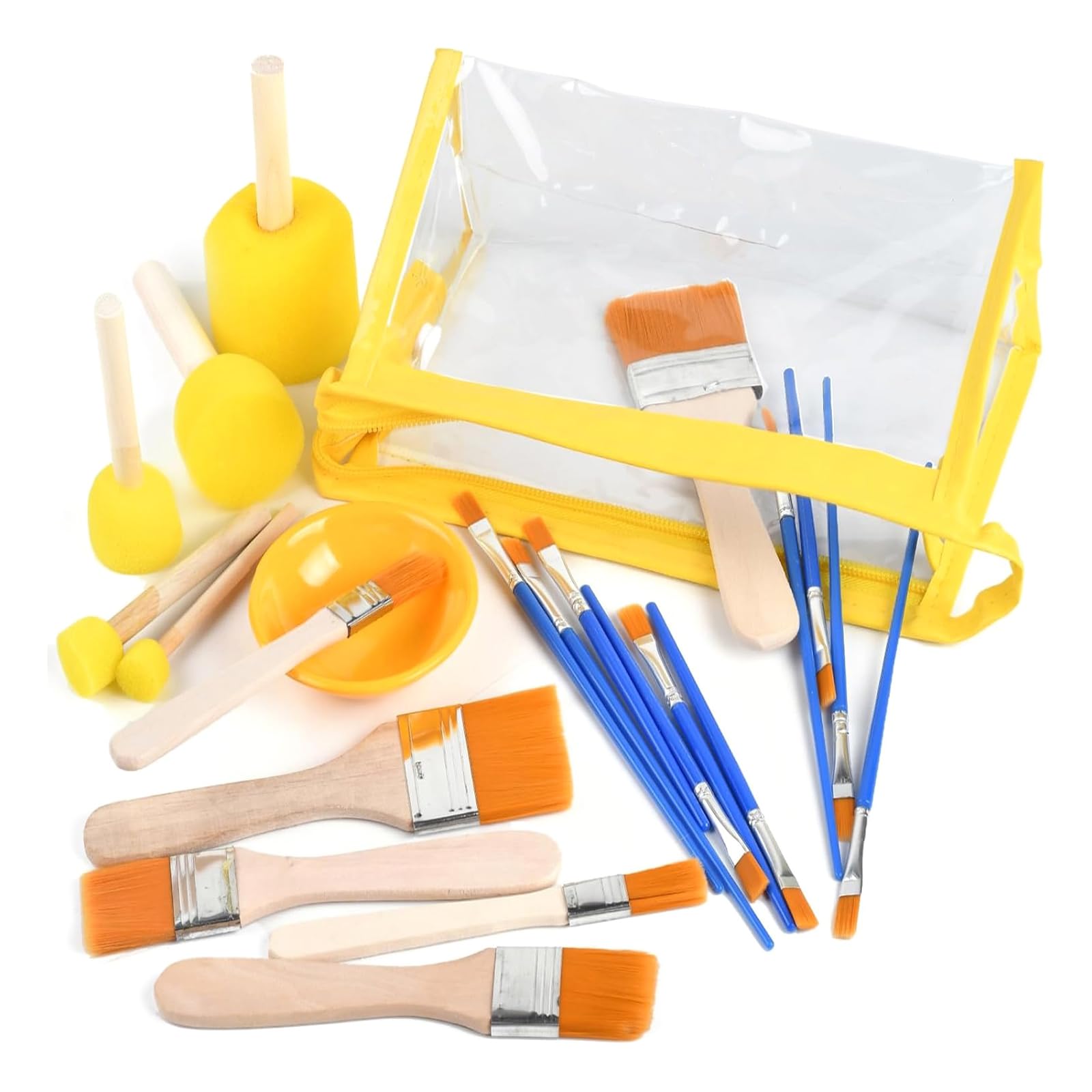 Essential Decorative Tool Set with Multipurpose Brushes Painting Brush Set for Beginner and Professional Artists Beginner Decoration Tools