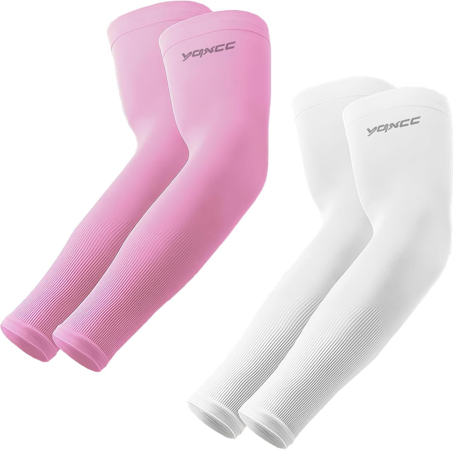 1 pair pink, 1 pair white