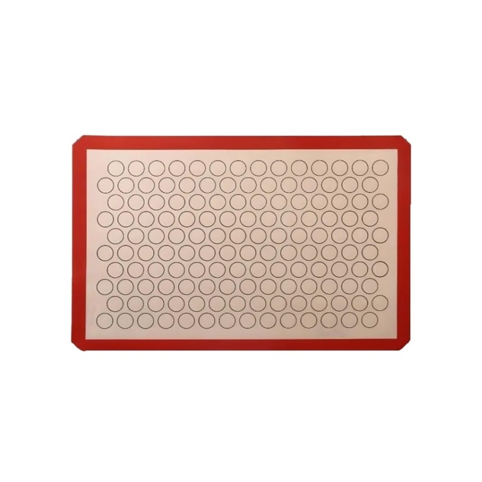 Silikon Backmatte Macarons Macaron-Silikon-Backmatte, antihaftbeschichtet, for Ausrollen von Keksteig, wiederverwendbar, for Backblech, Kuchendekoration und als Küchenhelfer(60x40 cm 140circle)