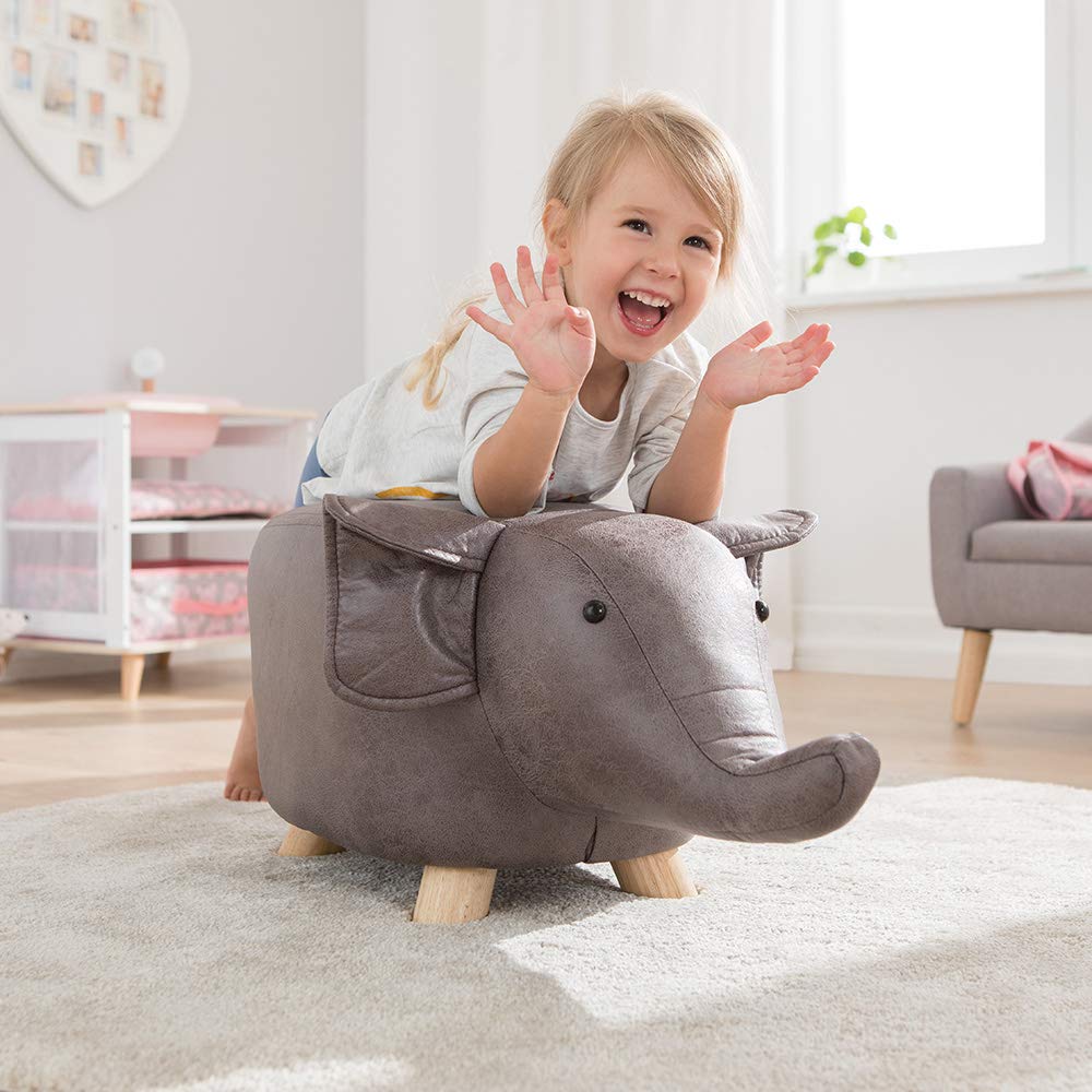 howa Sitztier Polsterhocker Tierhocker für Kinder Elefant 8630