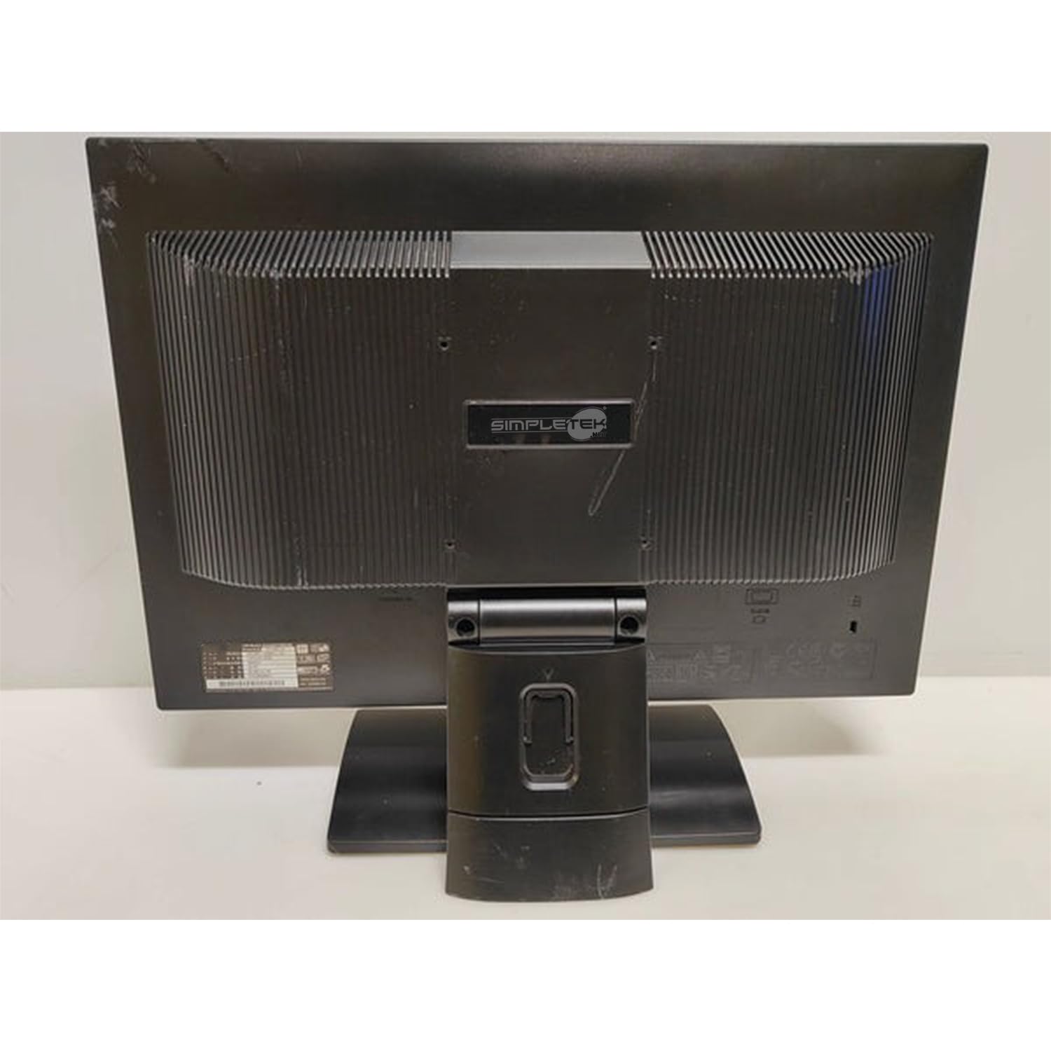 SIMPLETEK - Monitor LCD 19" 16:10 |1440x900, 5 ms, VGA, Montaggio VESA | Ideale per Ufficio, DVR, Postazioni Fisse | Cavo di Alimentazione e VGA Inclusi (Ricondizionato)