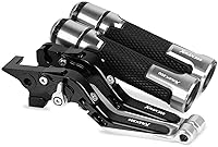 Vista 12 de Motocicleta para Y&AMAHA XMAX300 Todos los años Frenos de motocicleta Barra de acoplamiento Freno de mano Palancas de embrague Manillar Agarres