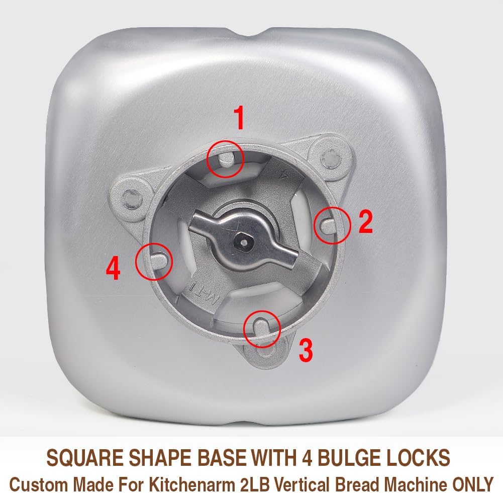 KITCHENARM Bread Pan Base with Bulge Locks
