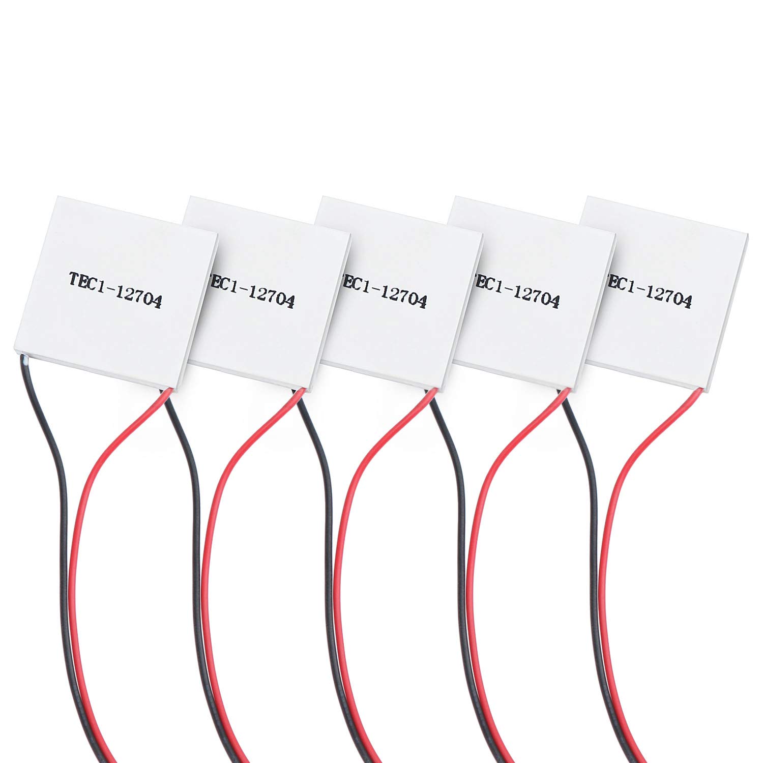 WiMas 5PCS Termoelectrico Peltier Enfriador, TEC1-12704 Peltier, disipador refrigerador, 12V 36W
