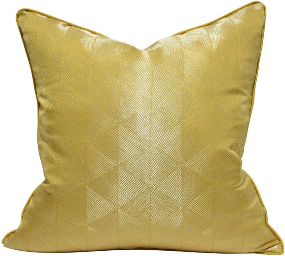 HBJWOV Model Room Pillow Living Sofa Bedroom Pillowcase Yellow Decoration Home Soft Cushion Cover