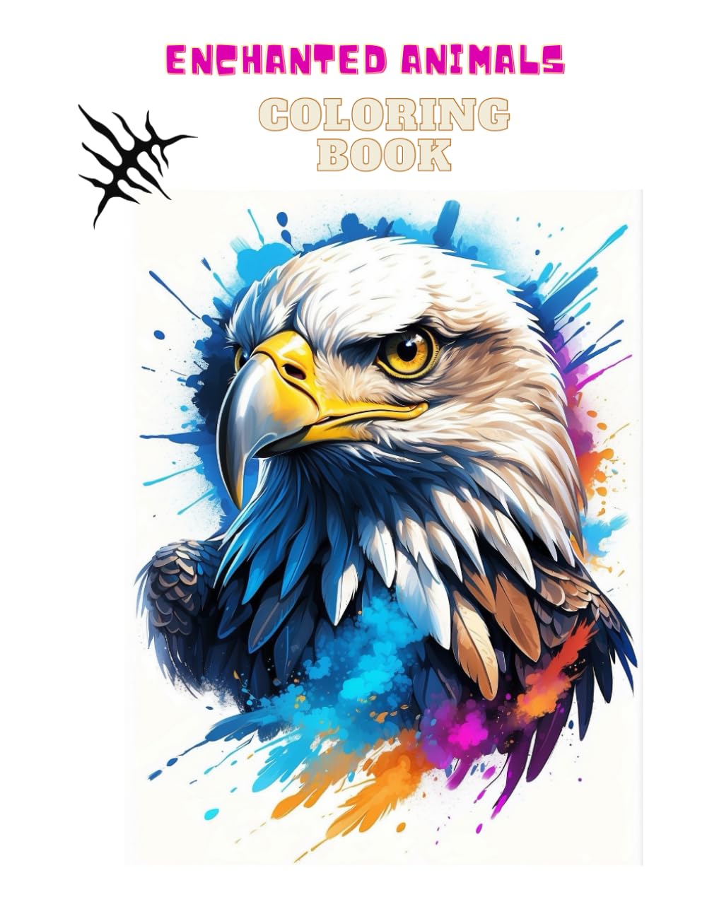 Enchanted animals: Coloring book