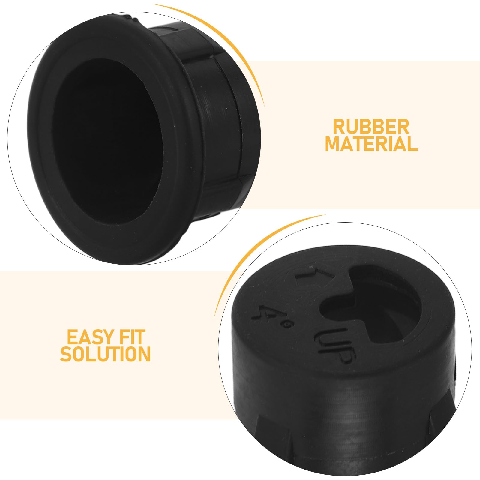Anneome Funda de Goma para Sonda de Radar de Coche 18,5-22,5 Mm, 5 Unidades, Accesorio de Sensor de Aparcamiento Resistente al Agua para Sistemas de Asistencia de Conducción Segura
