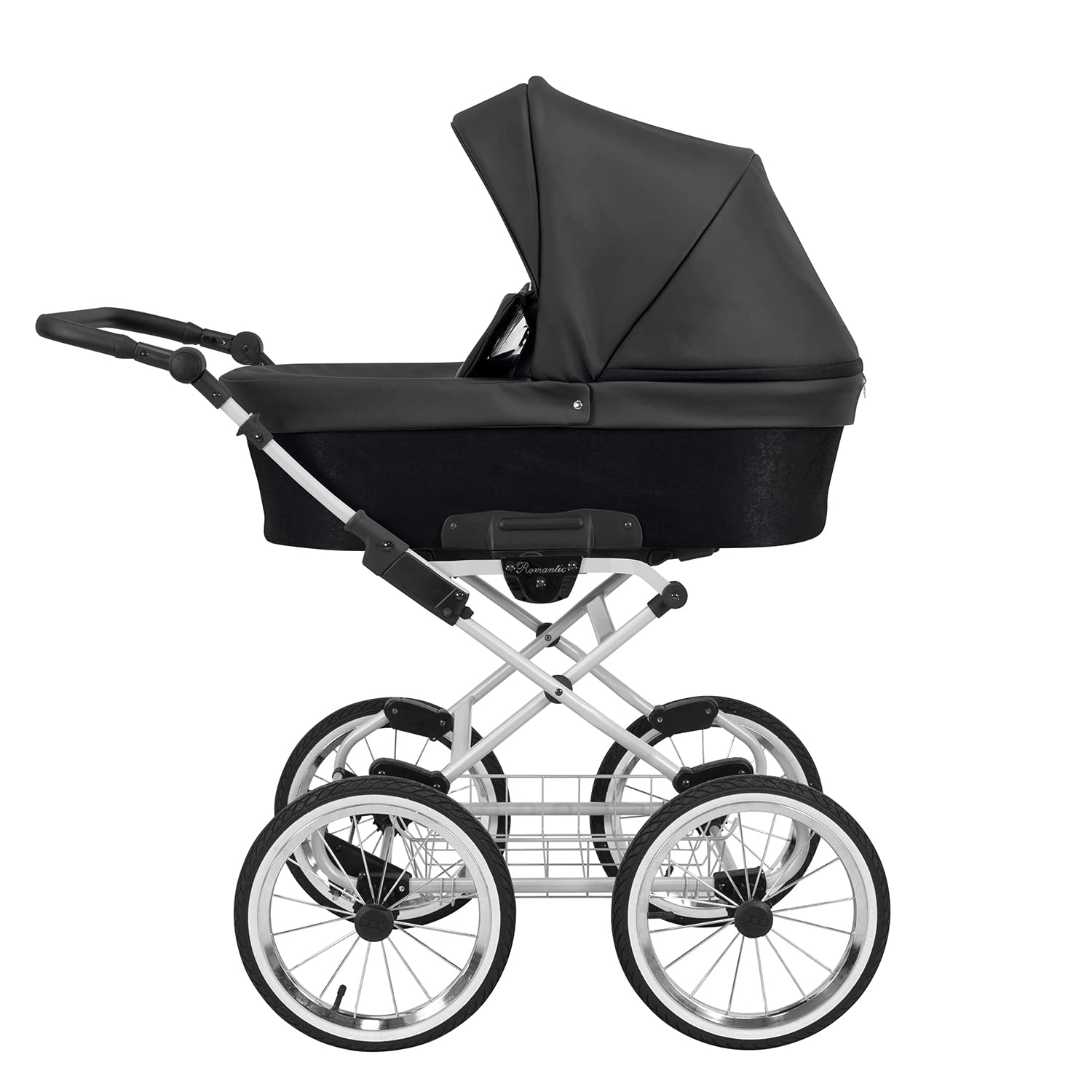 Poussette landau bébé 1 en 1 nacelle bébé Kunert ROMANTIC retro pousette