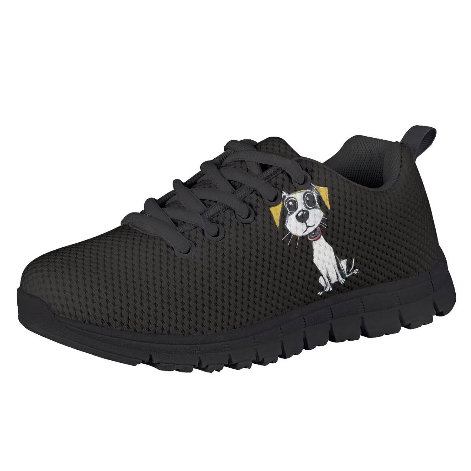Generic Black Dog Kids Sport Shoes Girls Kid Water Shoes Size 13 Made, Soft Materials for Ultimate Comfort Ideal As a Birthday Gift for Children Black