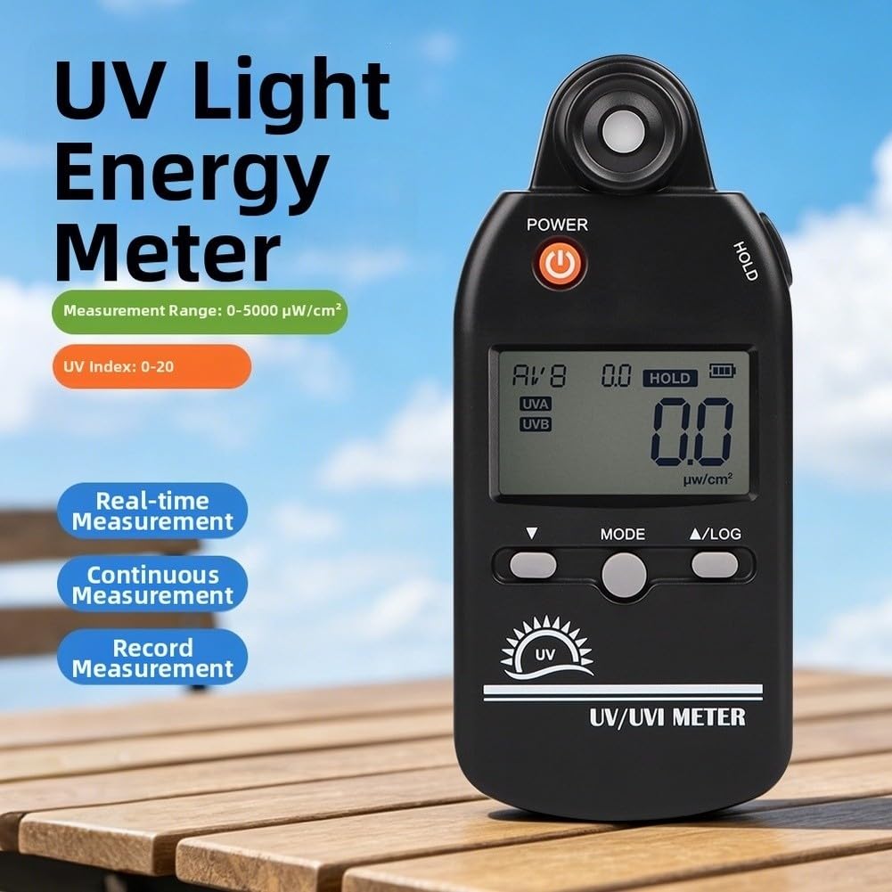für uvc Lichtmessgerät 0-5000μW/cm² LCD Display für uvc Lichtmessgerät