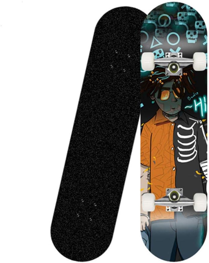 LBYMYB Beginner professional skateboard maple retro penny board, for kids skateboarding 31 * 8 inches