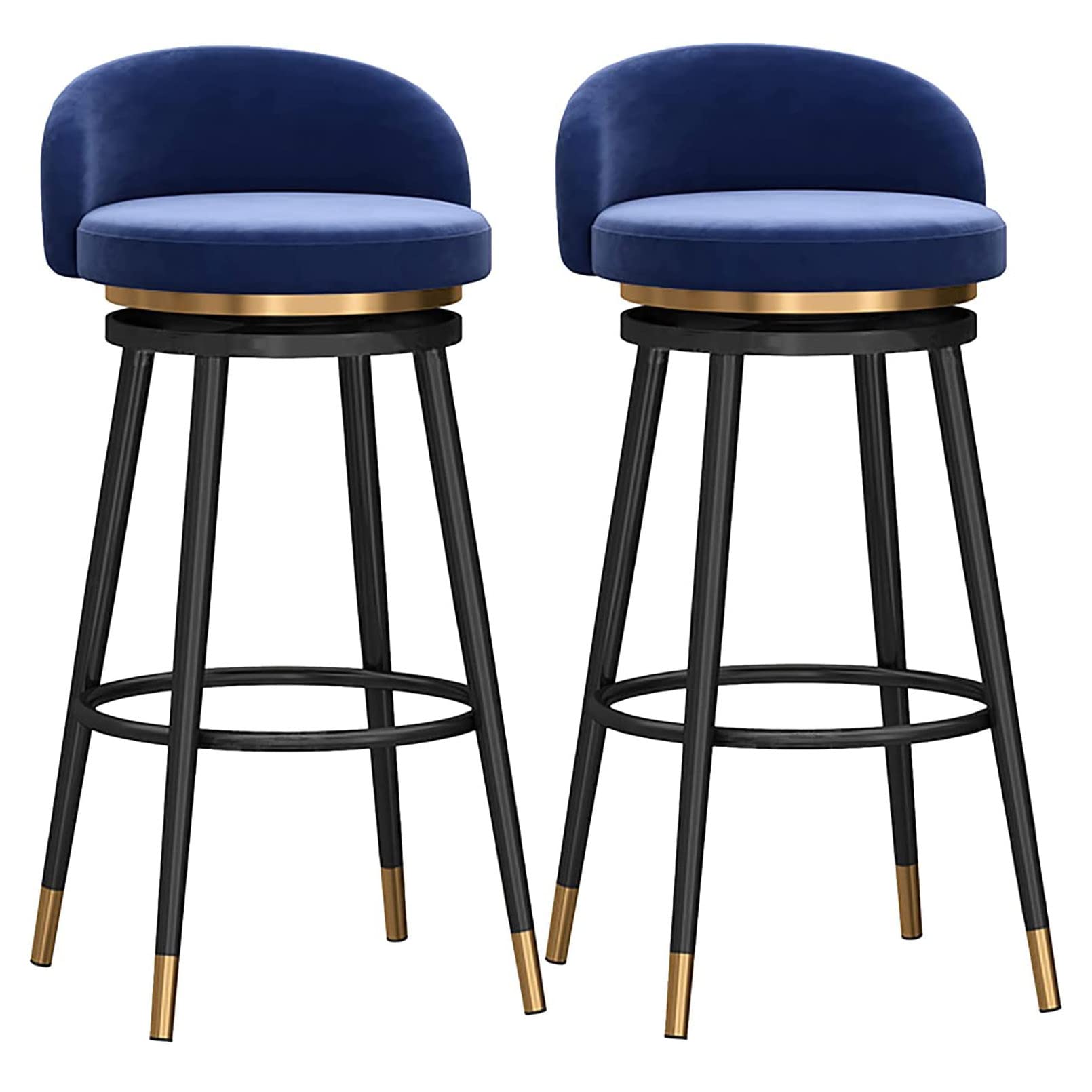 Tabouret de bar pivotant en velours : fini le mal de dos au comptoir