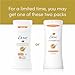 Dove Advanced Care Antiperspirant Deodorant Stick Passion Fruit & Lemongrass scent 4 Count Antiperspirant deodorant with Pro Ceramide Technology 72-hour odor control and all-day sweat protection 2.6oz