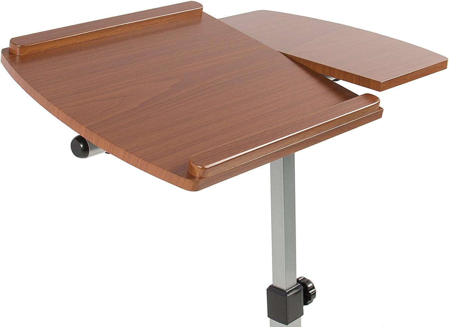 MEDA |Angle & Height Adjustable Rolling Laptop Desk Cart Over Bed Hospital Table Stand