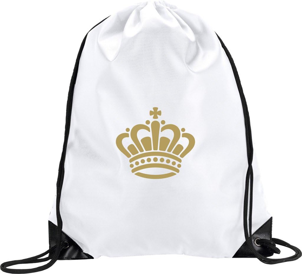 Crwon Sportsbag - Water Repellent Drawstring bag, perfect as a gym bag, PE bag, swimming bag, beach bag etc