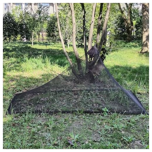 Aventik EDSRDLUZ 400 Fine Meshes Triangular Outdoor Camping Mosquito Net for Camping Bed Compact, Bug Net with Carry Bag 87" x 47" x 39" Ideal for Single Camping Use