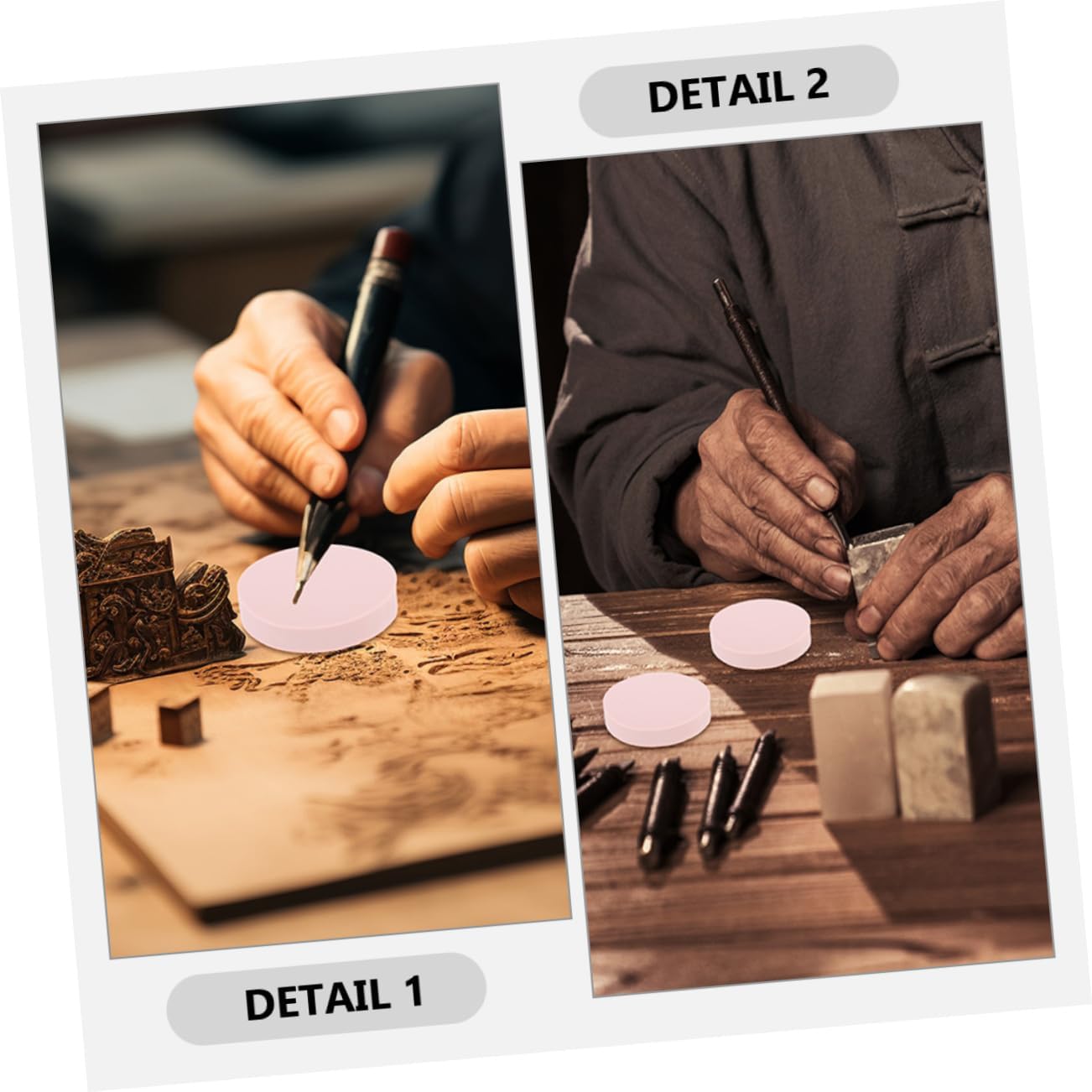 12pcs Rubber Stamp Blocks for DIY Carving Bright TPR Material Lightweight Rubber Crafting Accessories for Handmade Engraving and Art Projects