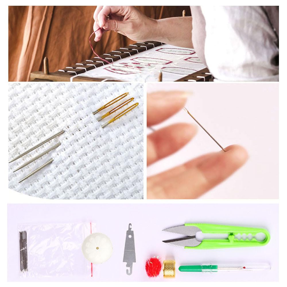 Amazon | クロスステッチ刺繍キット図案印刷済み 11ct ホワイトスワン