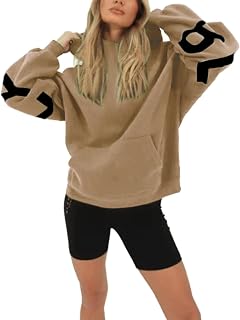 女性のファッション Blakely オリジナル ライフ プリント厚手の長袖ルーズ トップ パーカー パーカー レディース 韓国 裏起毛