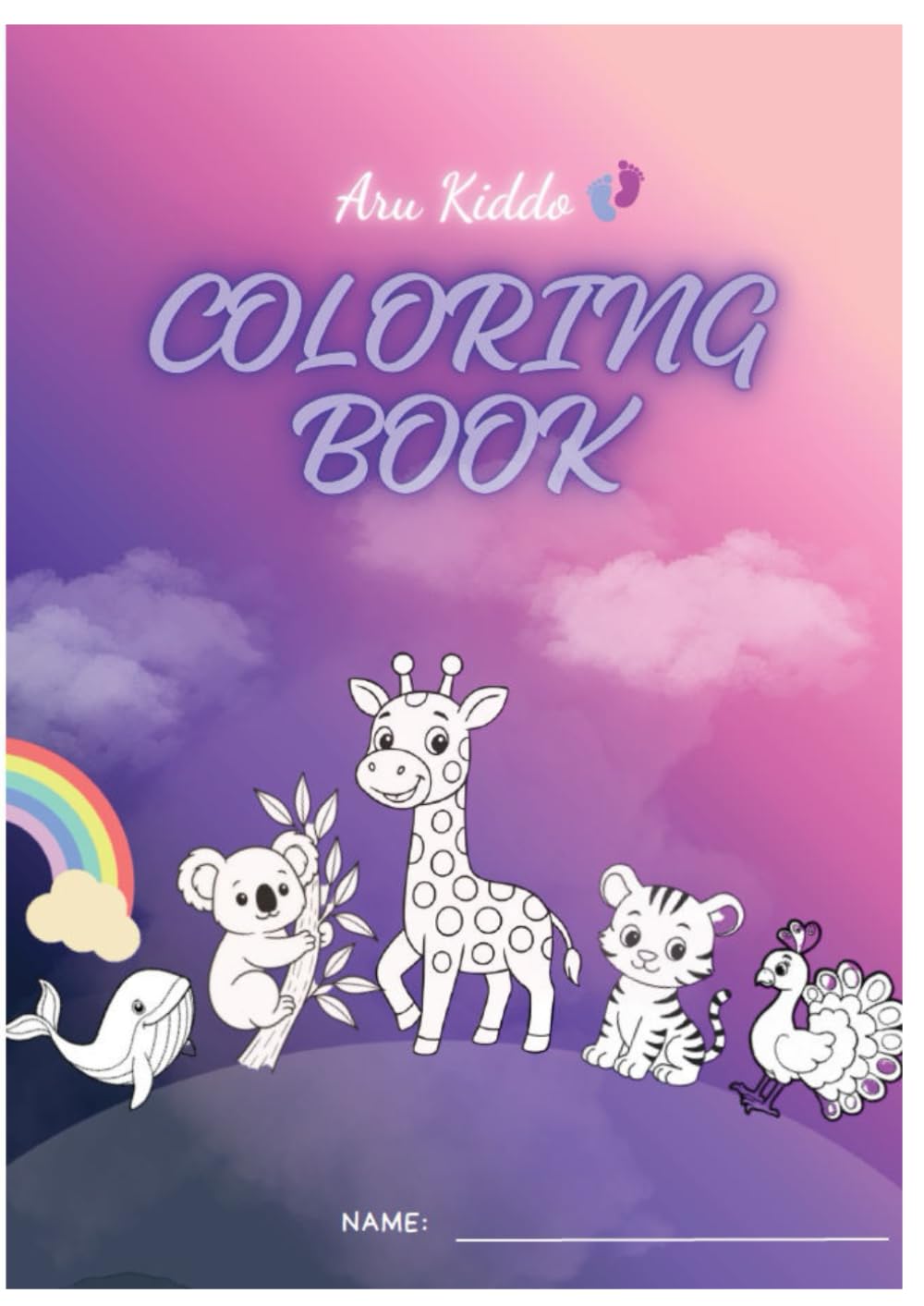 Aru Kiddo Coloring Book