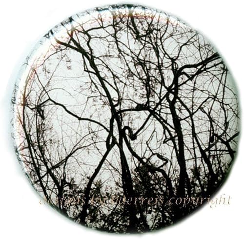 Branches Flat Art Pocket Mirror