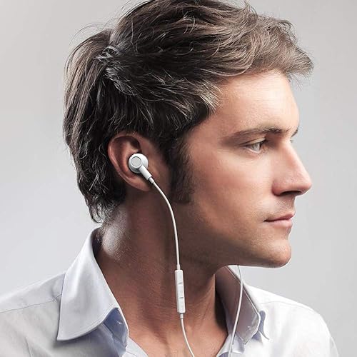 Miniatura 5 de Auriculares con cable de alta fidelidad con aislamiento de ruido en el oído con micrófono para Samsung Galaxy S10 S9 Plus S10e A15 A14 A13 A03s A04e