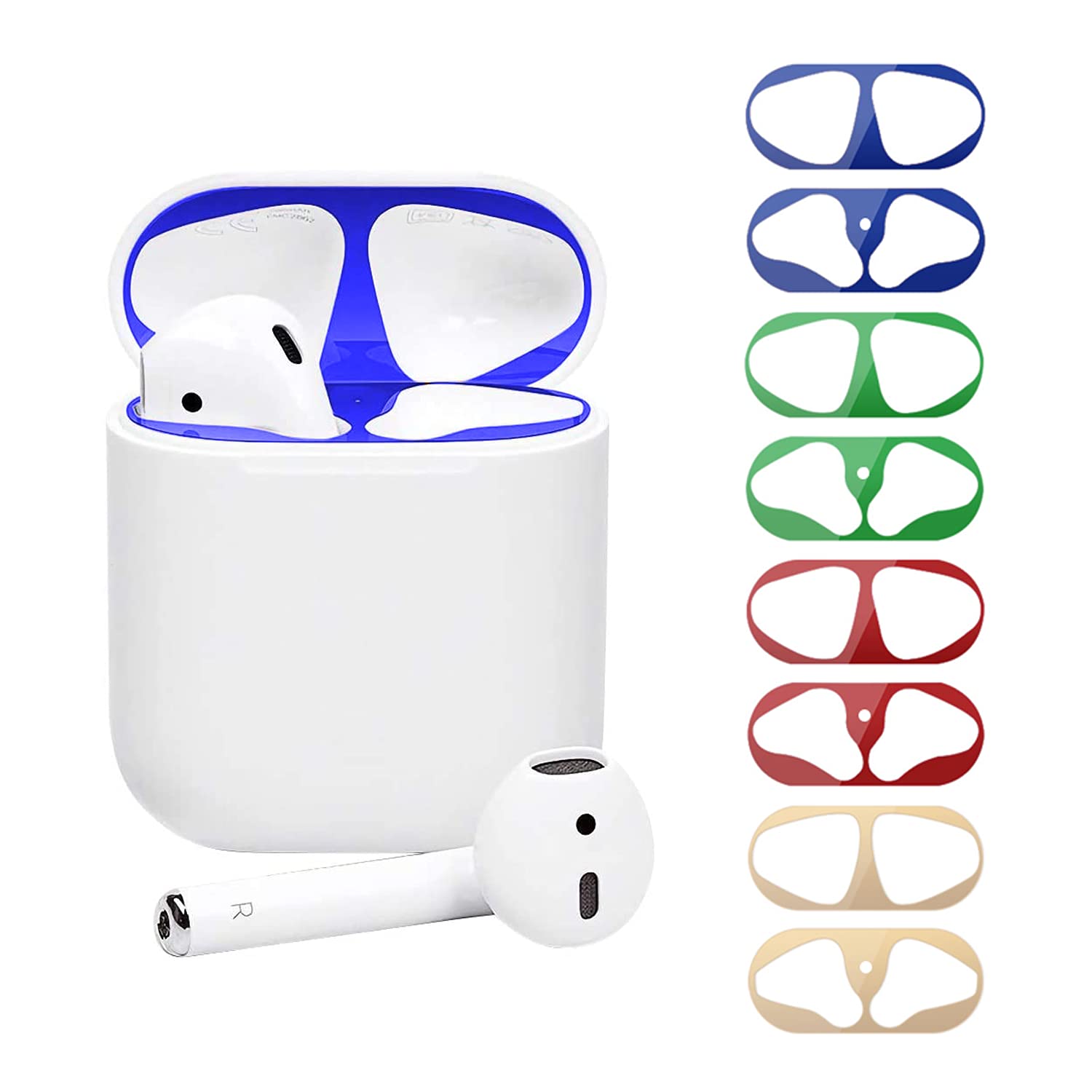 Amazon | CM Tech AirPods ダストガード 【2セット】 スキン