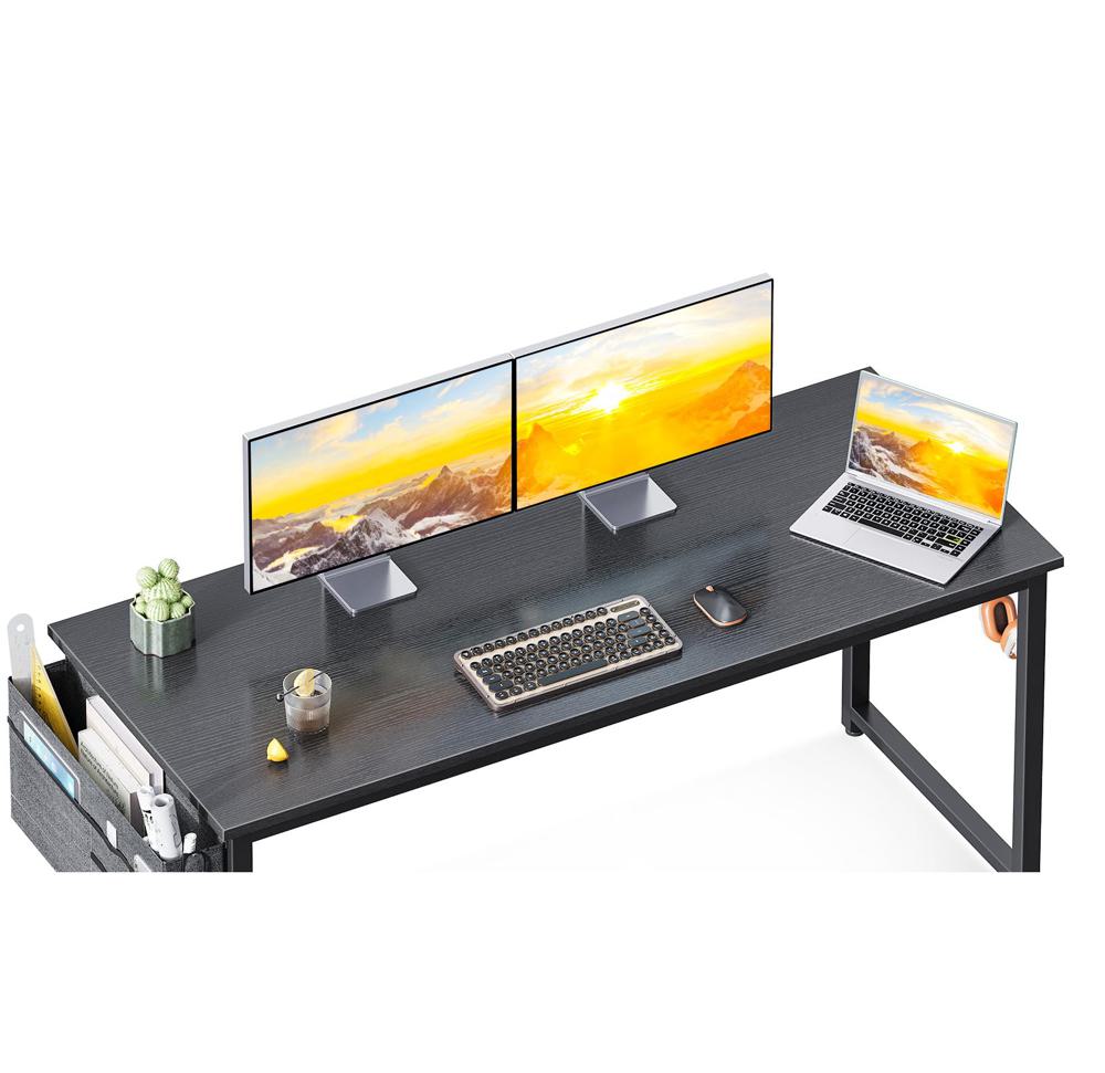 Amazon.com: ODK Computer Desk Large Office Desk, 55 Inch Gaming