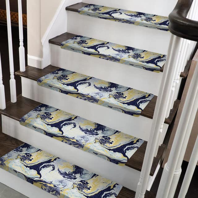 XiaoXIN Treppen Anti-Rutsch-Streifen Boden PVC Selbstklebender Stufenaufkleber Leuchtendes Pedal Anti-Kollisions-Aufkleber Dekorativer leuchtender Aufkleber