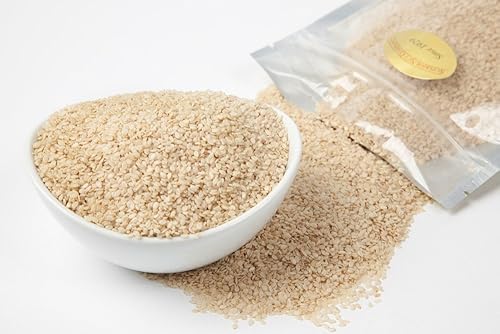 Semillas de sésamo descascarilladas orgánicas (bolsa de 1 libra)
