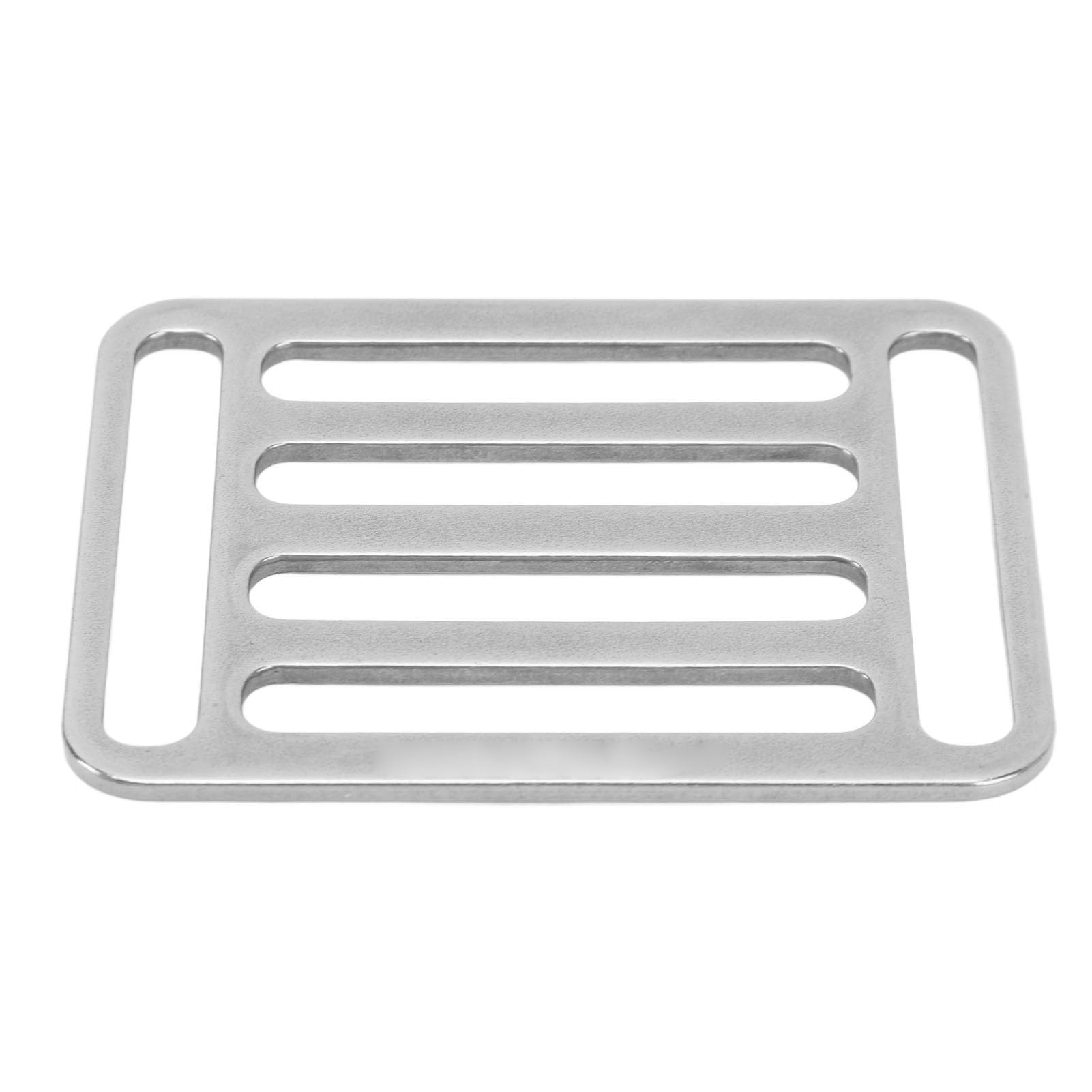 Fydun 316 Stainless Steel Rectangular Diving Belt Keeper for BCD Equipment Lightweight, Portable & Webbing Strap for Weight Belts