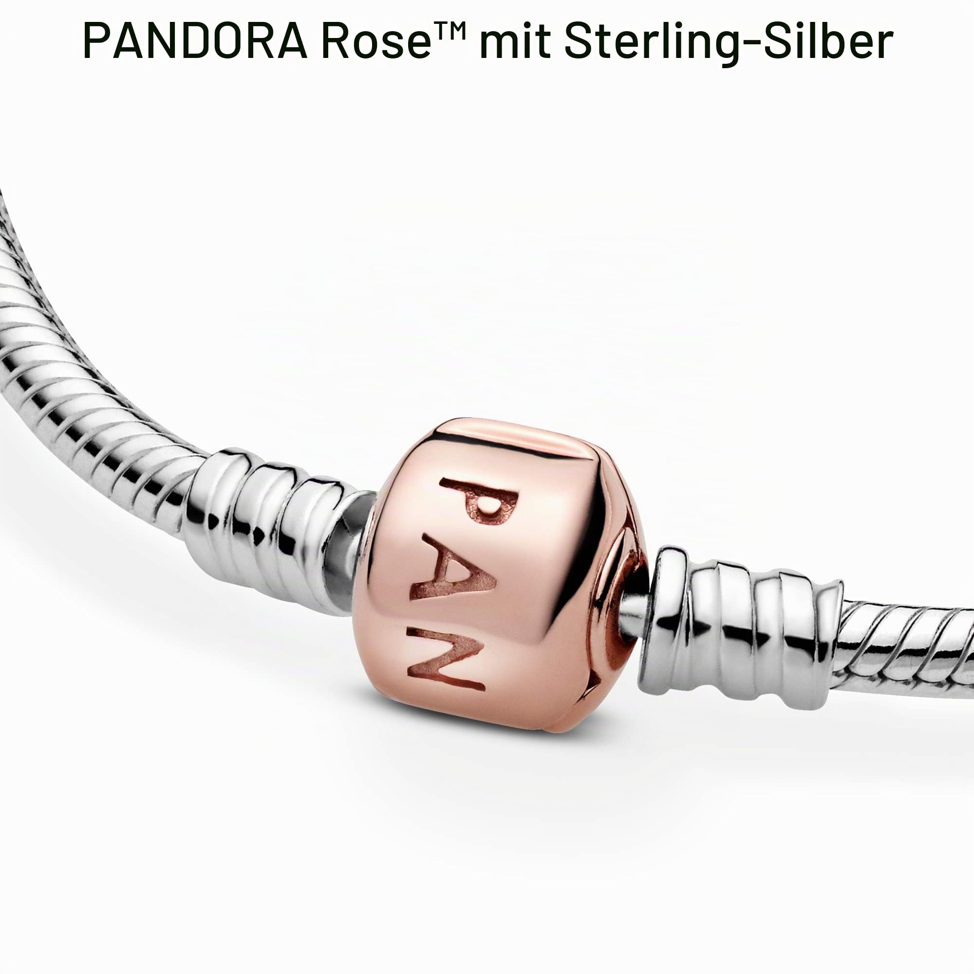 Pandora Icons Schlangenketten-Armband mit 14-karätig vergoldetem Verschluss