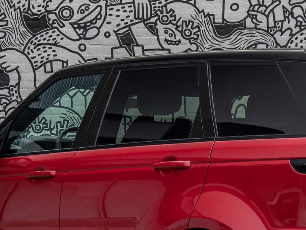 Poste de pilar de ventana para Land Rover Range Rover Sport 2014-2021 negro