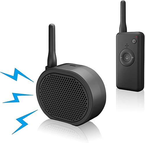 ele ELEOPTION Drone megáfono portátil de larga distancia sin interferencias, carga USB, distancia de control de 1.2 mi, para DJI Mavic Mini, Mavic