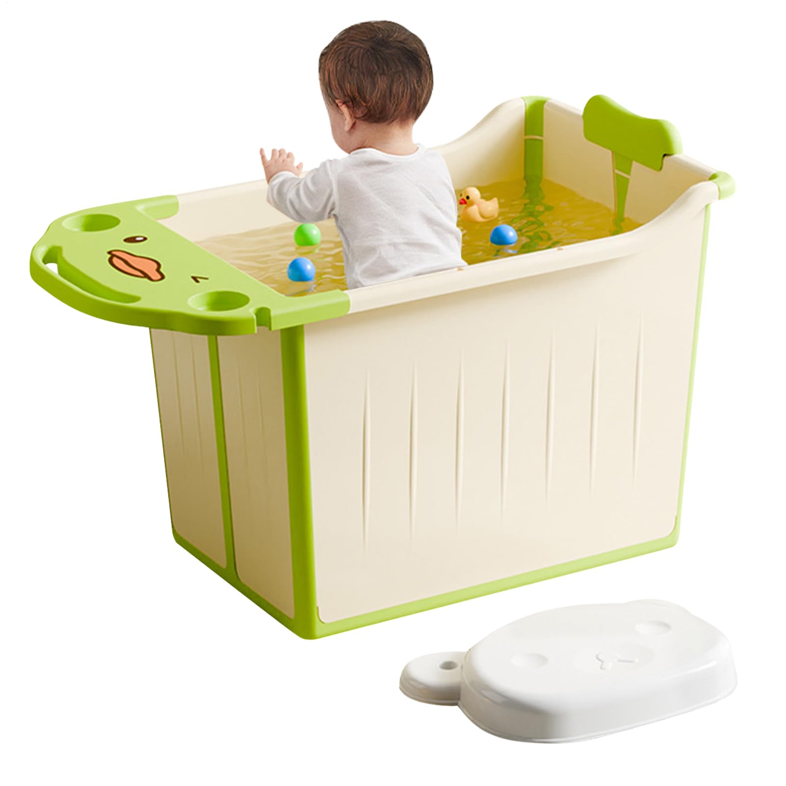 Bañera Plegable Para Bebés Almacenamiento Fácil Bañera De Sentar Para Bebés | Soporte De Baño Portátil Para Hogar Y Viajes