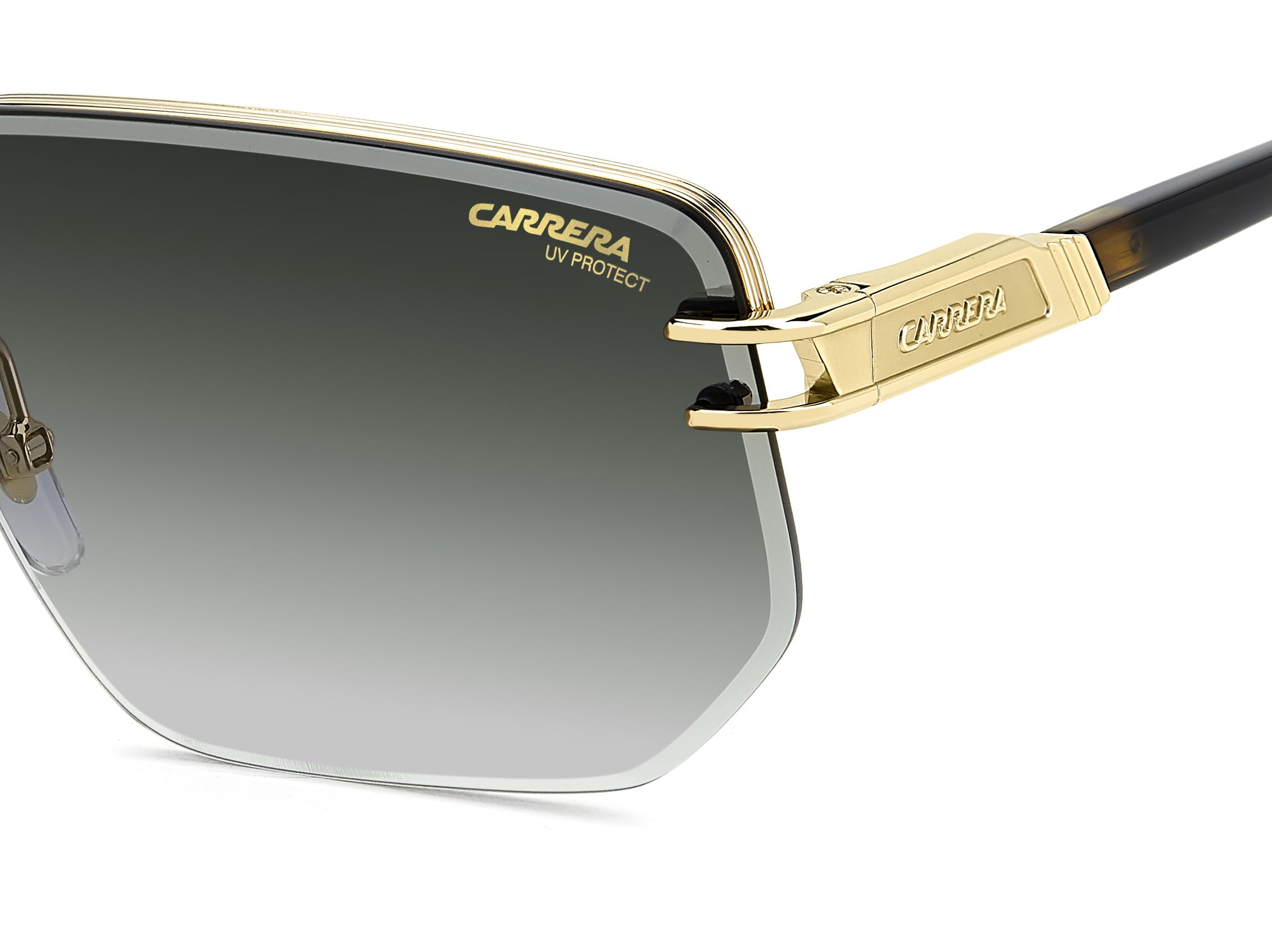 Carrera 1070/S BROWN HAVANA ON GOLD/GREEN SHADED 60/17/145 Herrenbrillen Sonnenbrillen