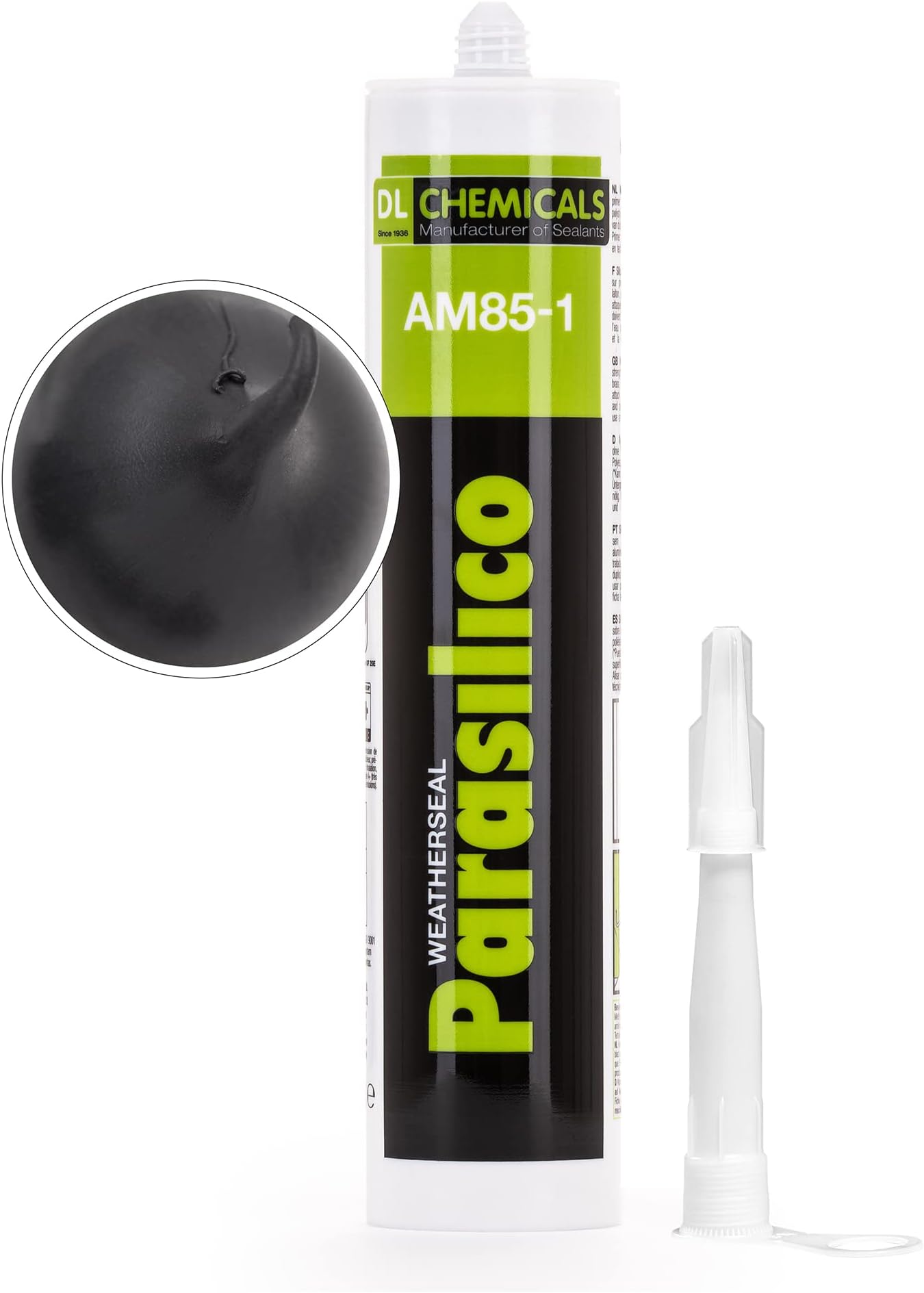 Parasilico AM85-1 310ml Silicone Sealant Ral 7024 Graphite Grey