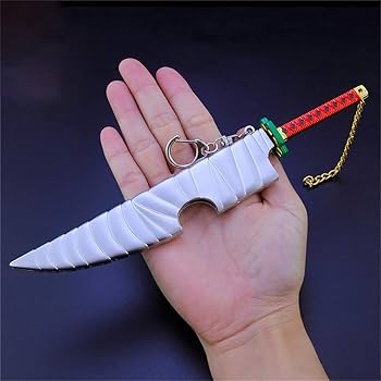 Amazon.co.jp: Wanqian 鬼滅 宇髄 天元 ペーパーナイフ ミニ日輪刀